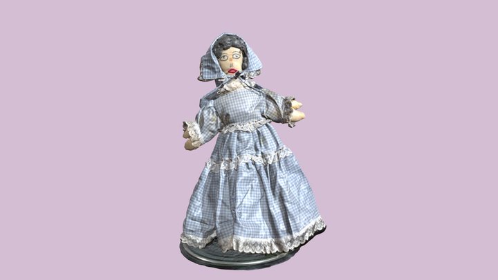Large Blue Doll by Lair LaCour 3D Model