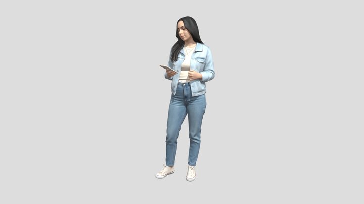 Casual Denim Look – Kostenloses 3D-Modell STL