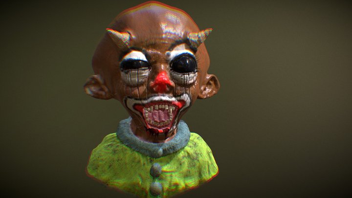 Head Low Poly 3D Model