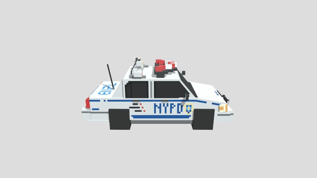 NYPD Crown Victoria P71 Blocky