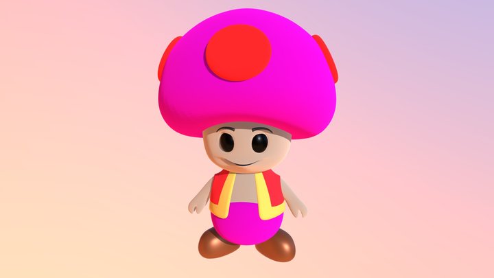 Cute Mushroom Character