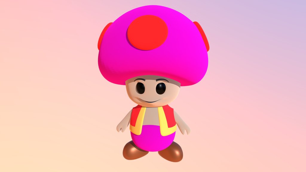Cute Mushroom Character