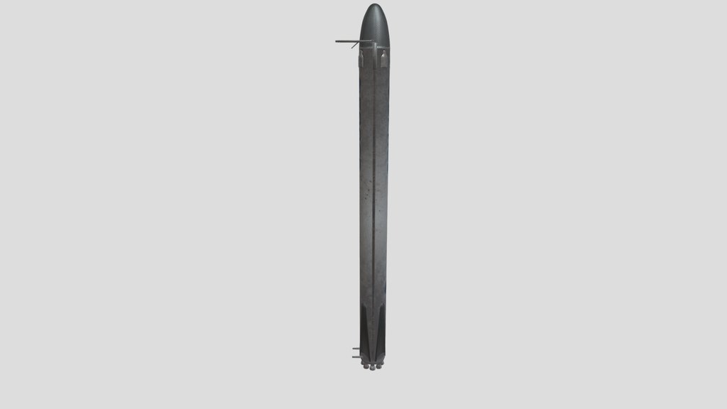 Falcon Heavy Side Rocket