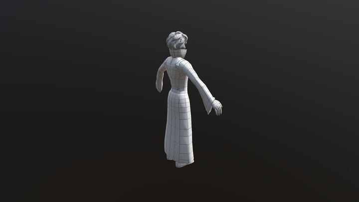 Maya charactere model 3D Model