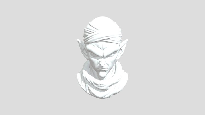 Piccolo headphone stand 3D Model 3D Model