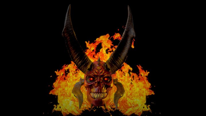 Demon Fire 3D Model