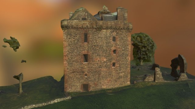 Balvaird Castle 3D Model