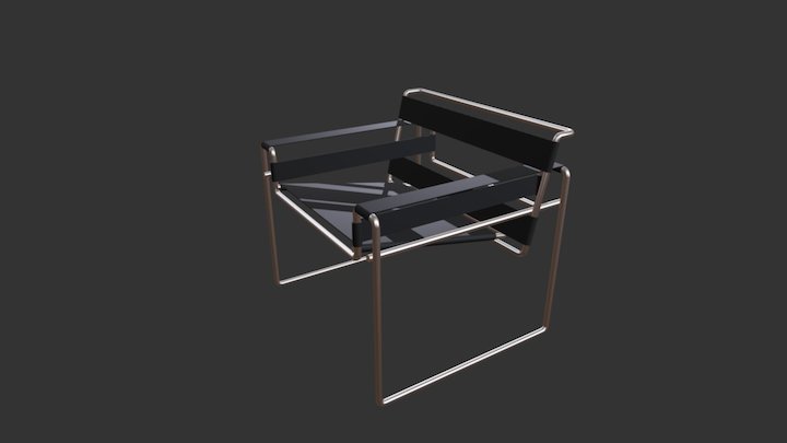 Wassily chair best sale 3d model