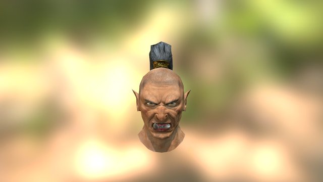 Troll Head 3D Model
