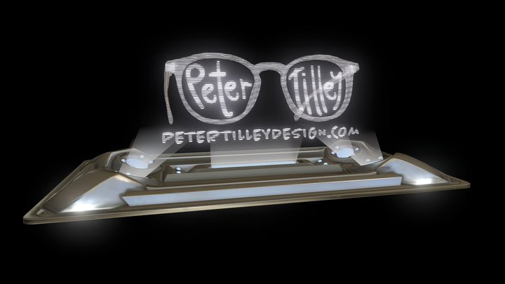 Peter Tilley Design Virtual Business Card 3D Model