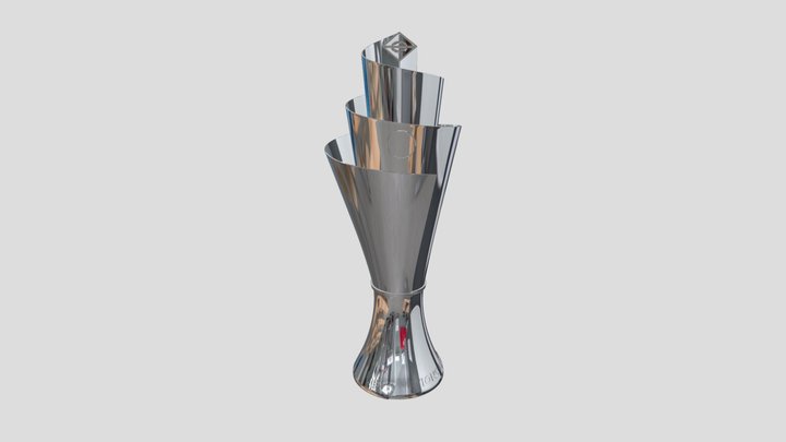 Nations League Trophy 3D Model