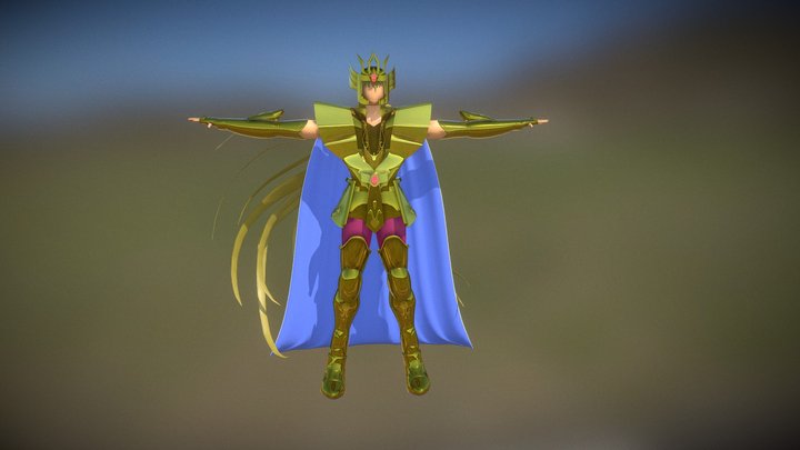 Virgo (Saint Seiya) 3D Model