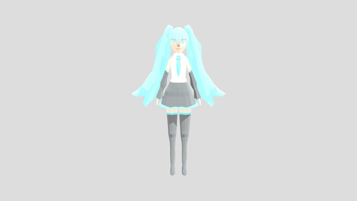 hatsune michael 3D Model
