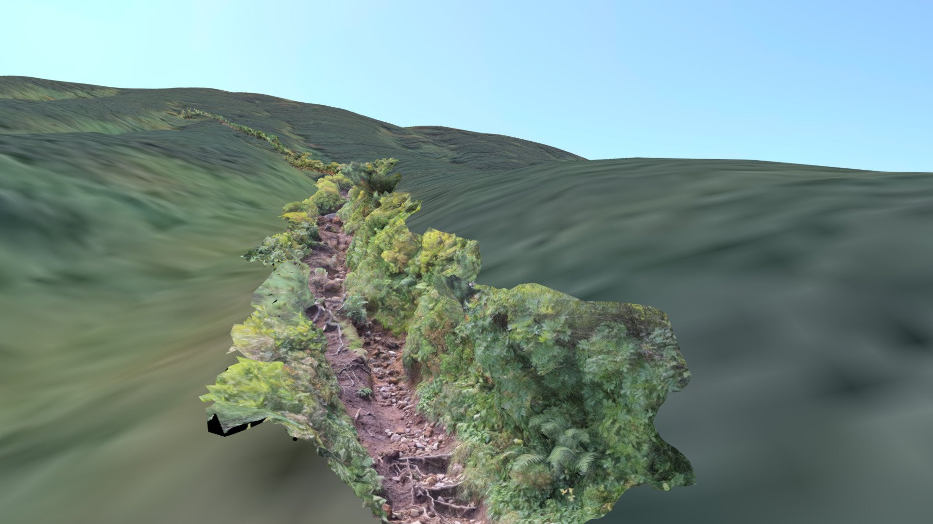 三段山登山道2/ Mt.Sandan-yama trail 2 - Download Free 3D model by ezorisu ...