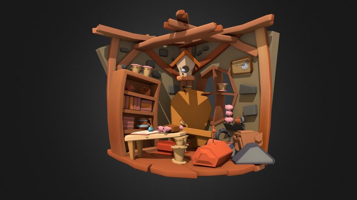 Fritzgerald's Home 3D Model