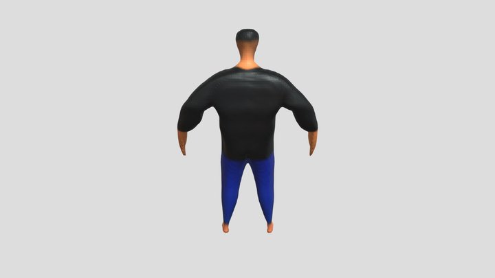 a man. 3D Model