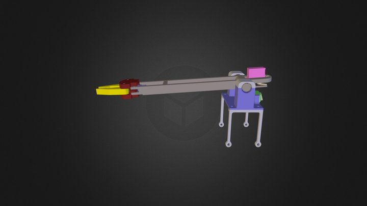 Radix Robot Arm Assembly 3D Model