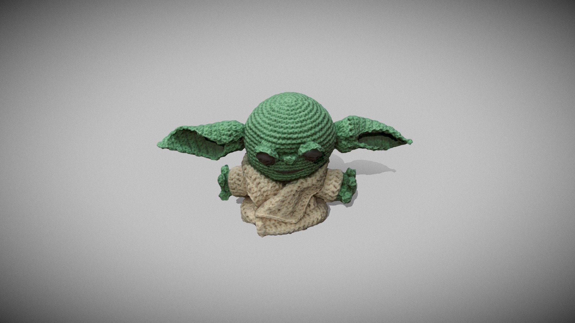 RealityCapture Test with knitted Grogu