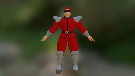 (WIP) M. Bison - Street Fighter 3D Model