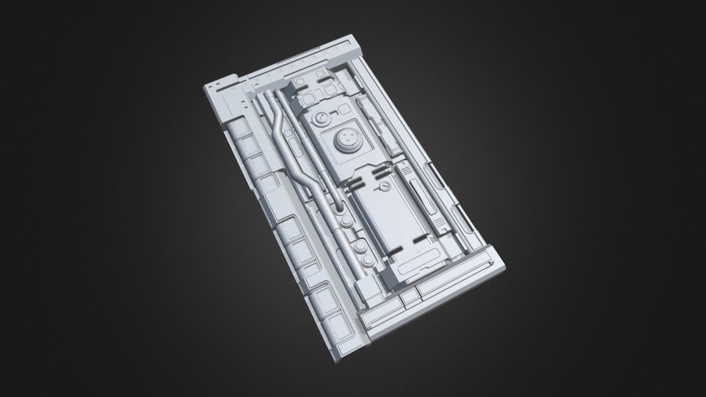 Sci-fi Floor Section KB012 — Sketchfab embed 3D viewer