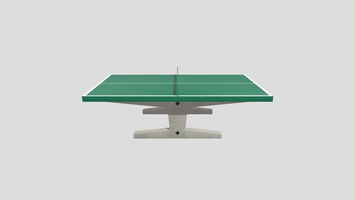 Table Tennis 3D Model