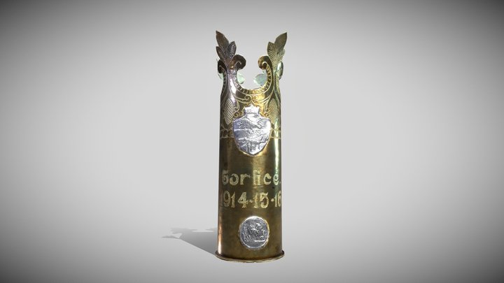 "Commemorative cartridge made of shell" 3D Model