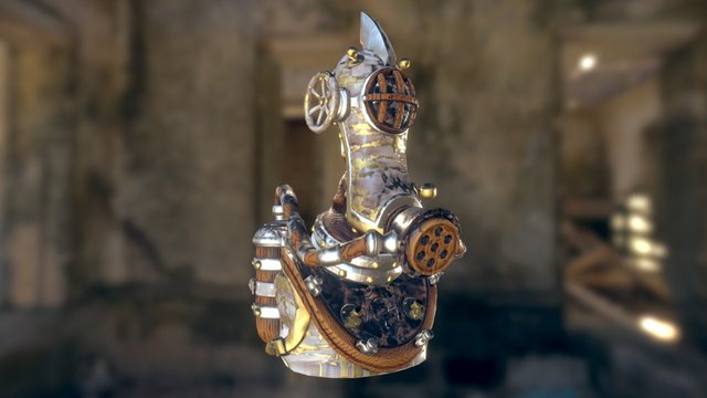 Scaphander_Stylised_4k 3D Model