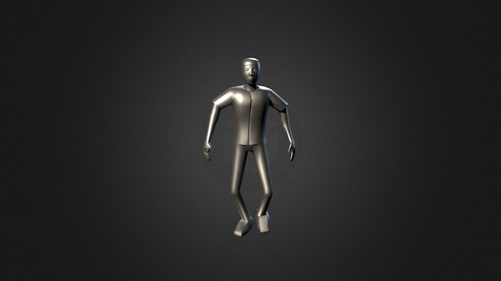 Character (No texture) + WALK 3D Model