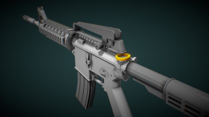 Charging handle mod 3D Model