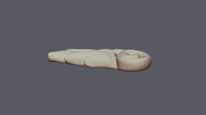 Wing for Collar for Jojo Commission 3D Model