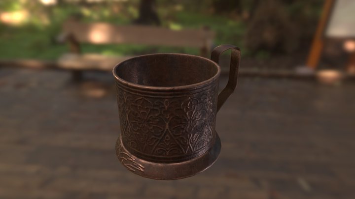 Tea Glass Holder 3D Model