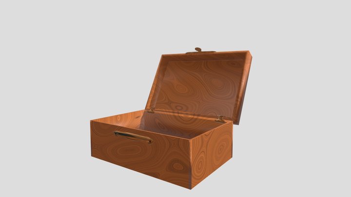 Jewelry Box (open) 3D Model