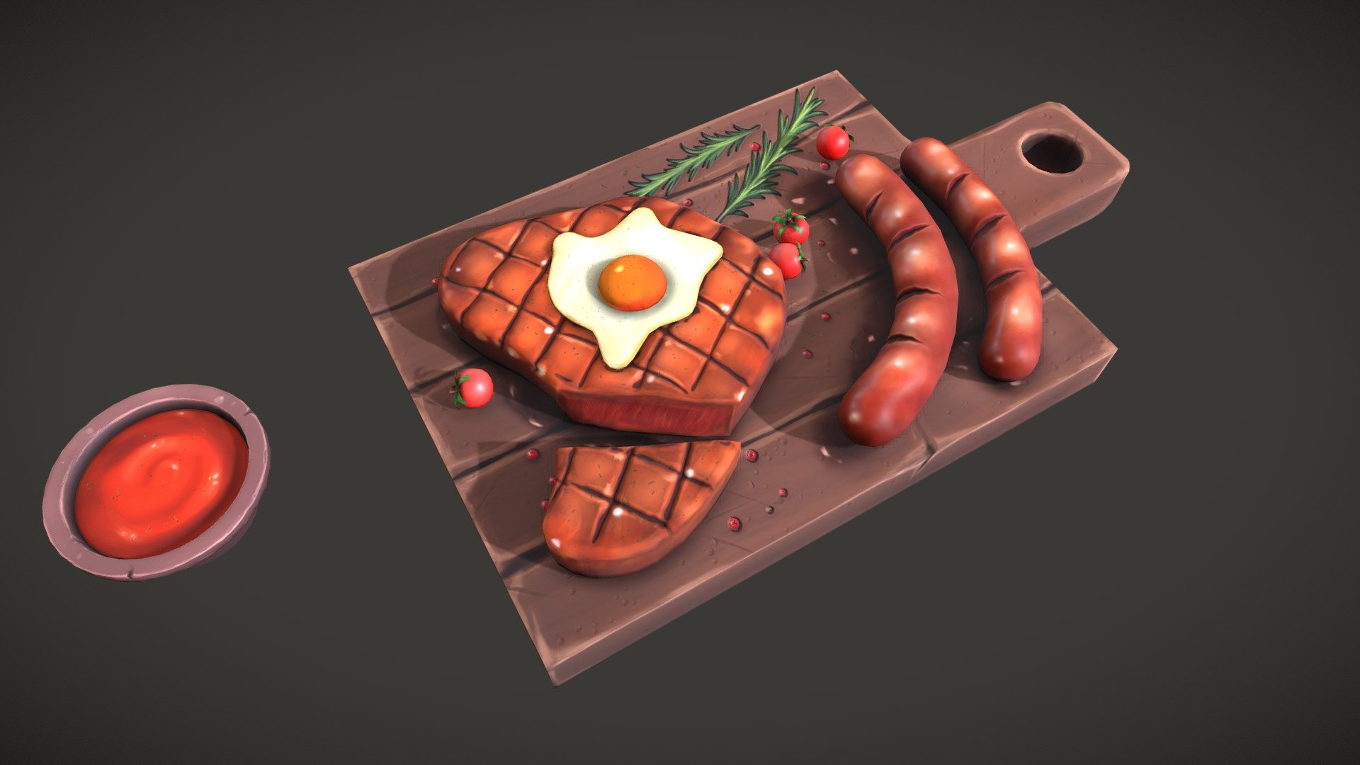 Stylized Meat - Download Free 3D model by LeopardGepard [4eb3c8b ...