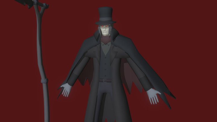 Gehrman, the First Hunter - Low Poly 3D Model