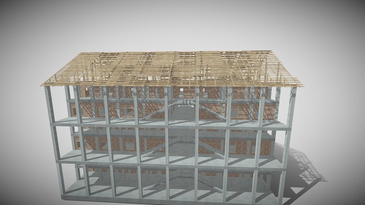 Construction office  build 3D Model