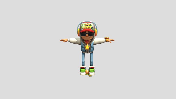 Subway Surfers  Jake 3D Model