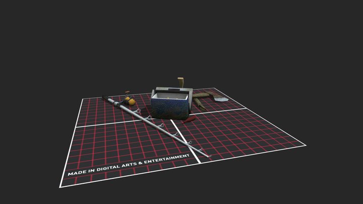DAE 5 Finished props - Forest loner 3D Model