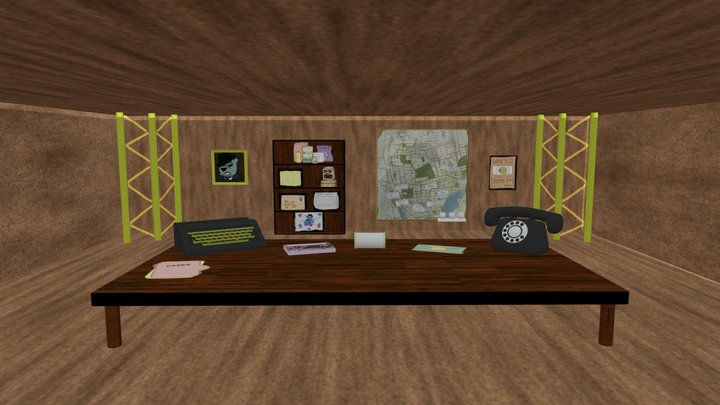Brown Investigation Bureau (BPH 2024) 3D Model