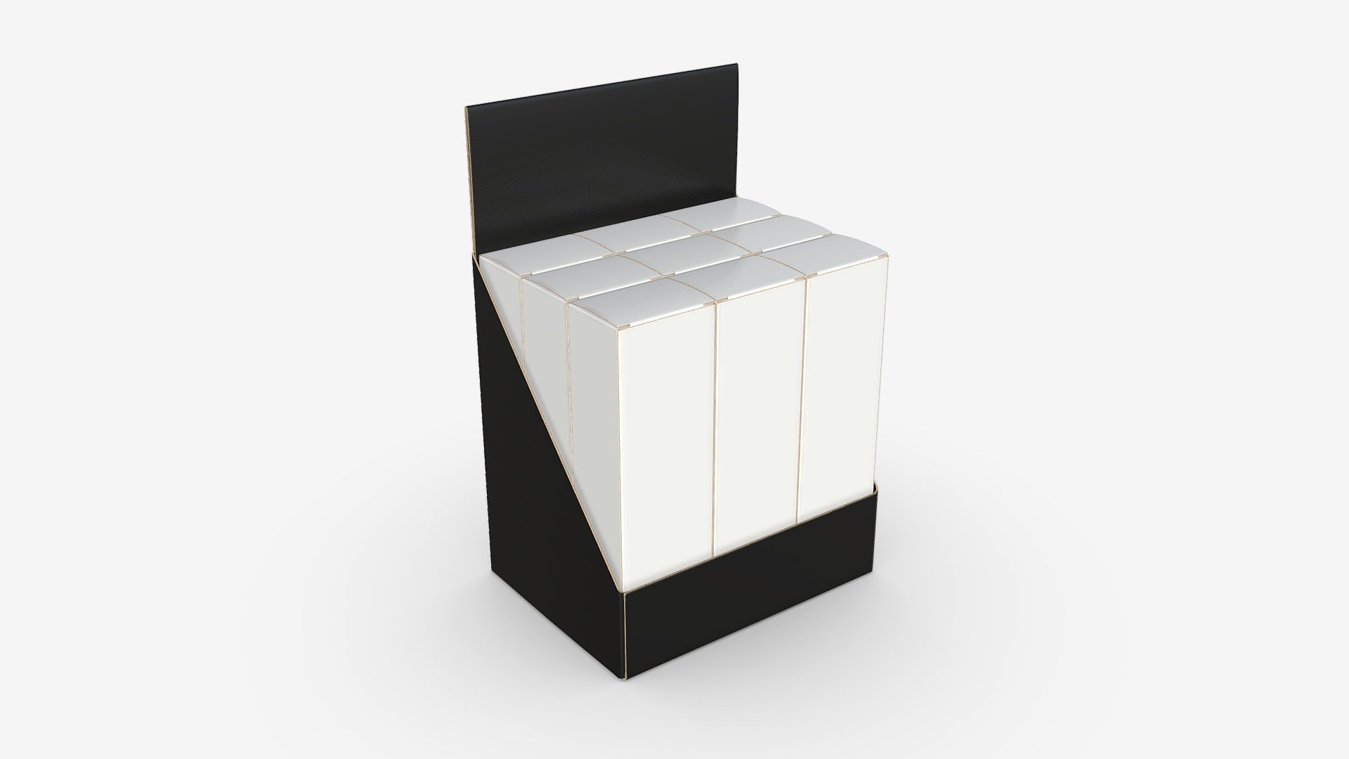 Paper boxes with tray set - Buy Royalty Free 3D model by HQ3DMOD ...