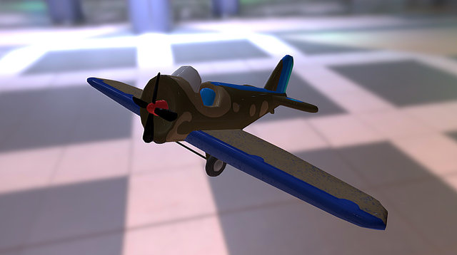 WarPlane 3D Model