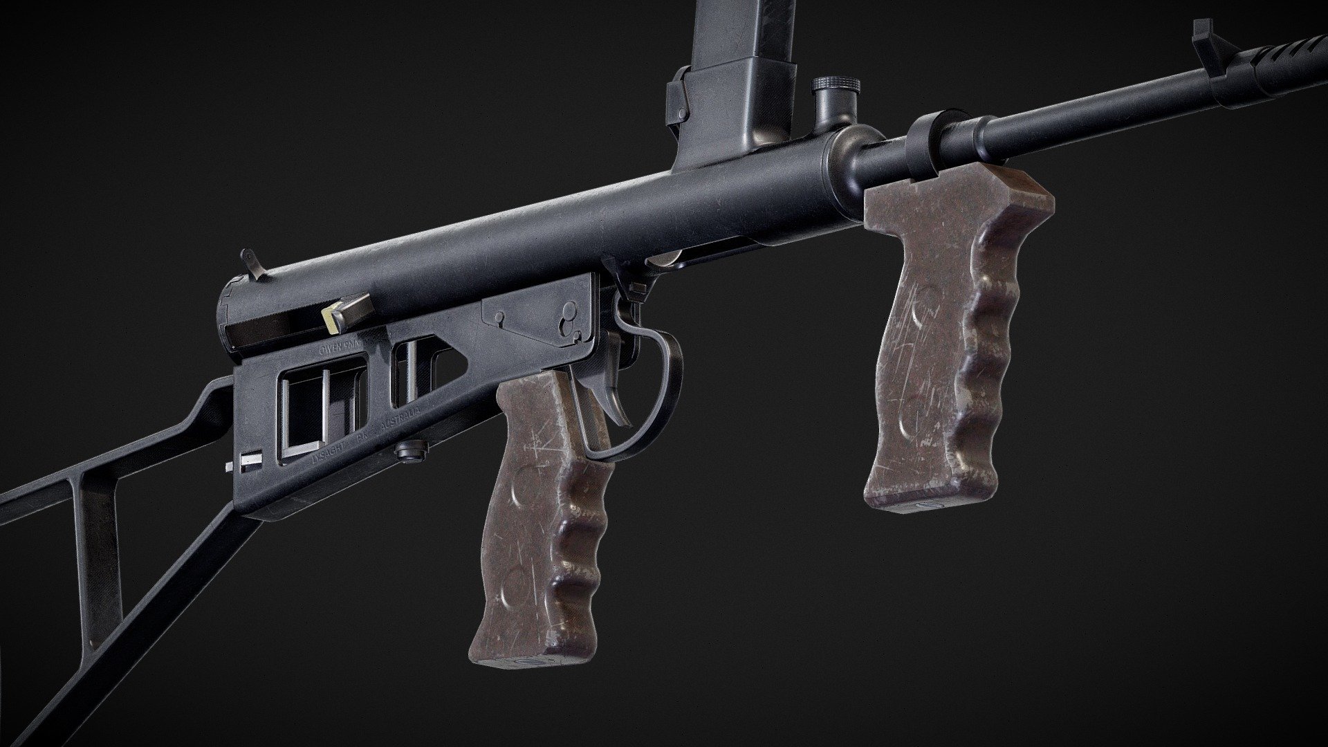 Owen Machine Carbine Owen Gun 3D Model By Connor Evans 4eba0da 