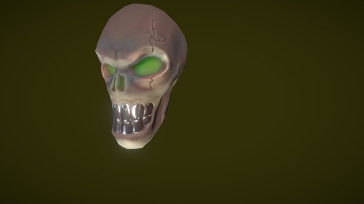 Skull Pirate B2C1 3D Model