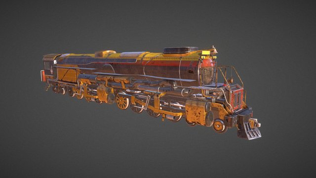 Big-Boy in Colour 3D Model