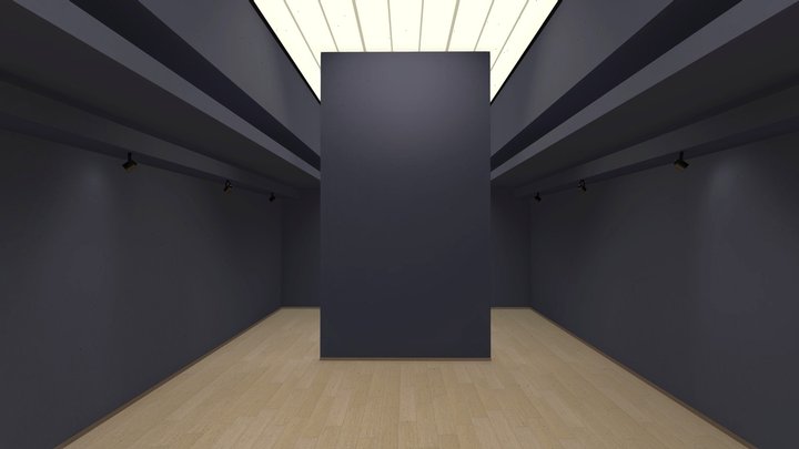 #Gallery 1 - Blue 3D Model