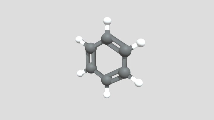 Benzene – Kostenloses 3D-Modell STL