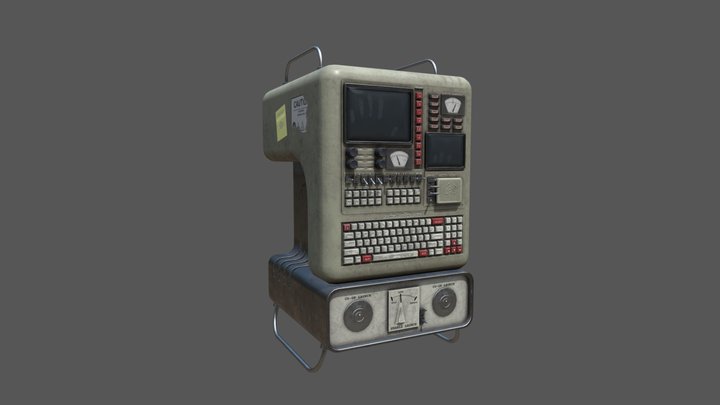 Military Computer 3D Model