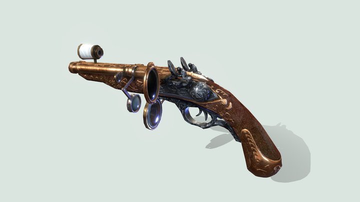 Revolver Napoléon 3D Model