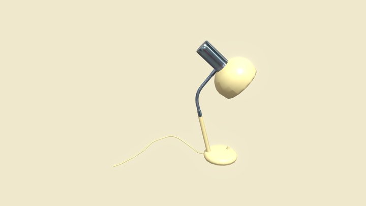 Lampe réaliste 3D Model