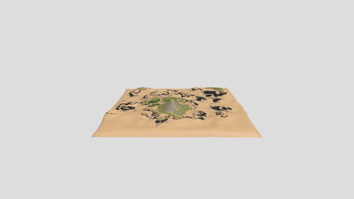 chicken gun tropicalisland terrain – Modelo 3D gratuito STL