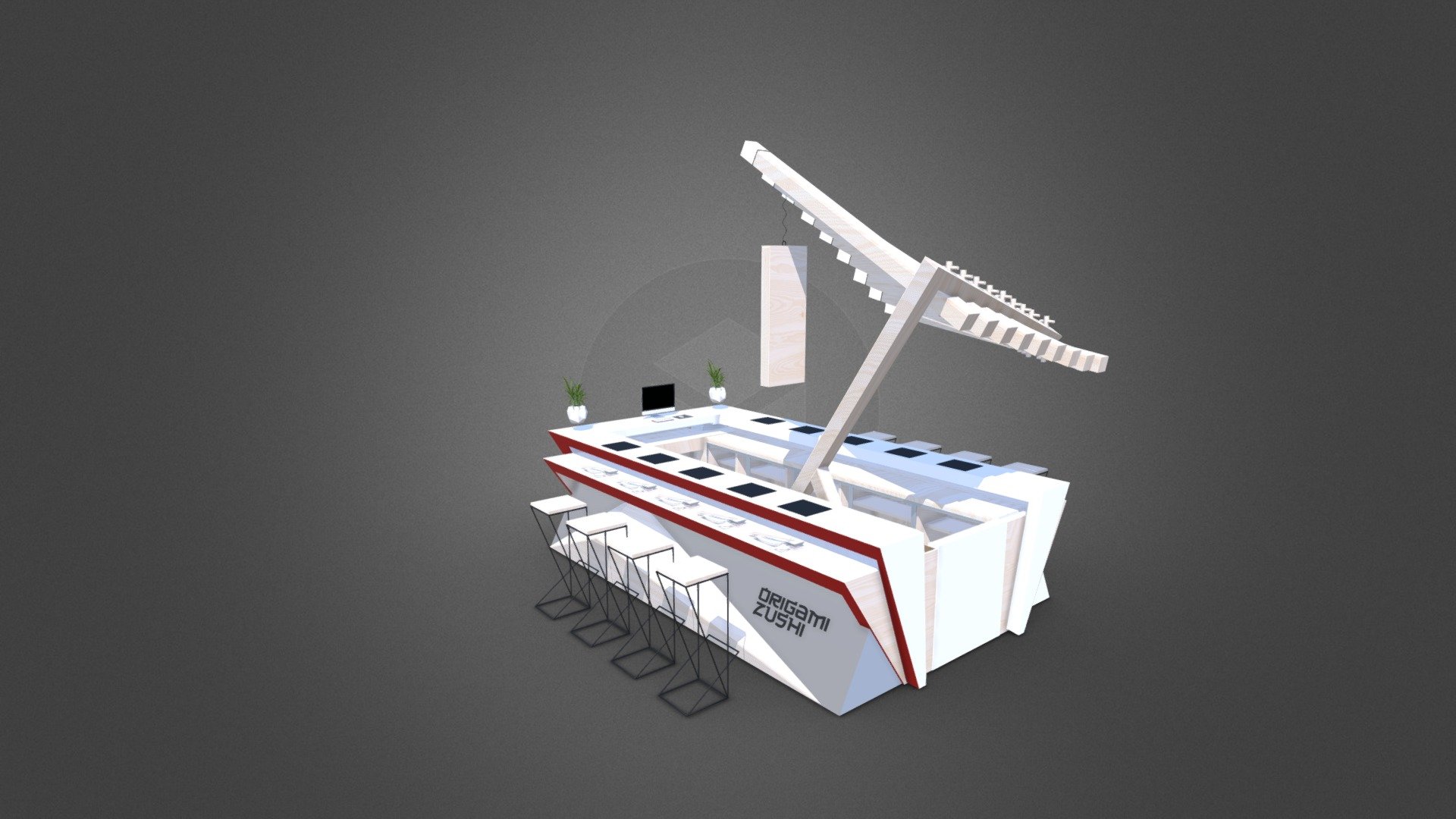 kiosk Origami Shushi